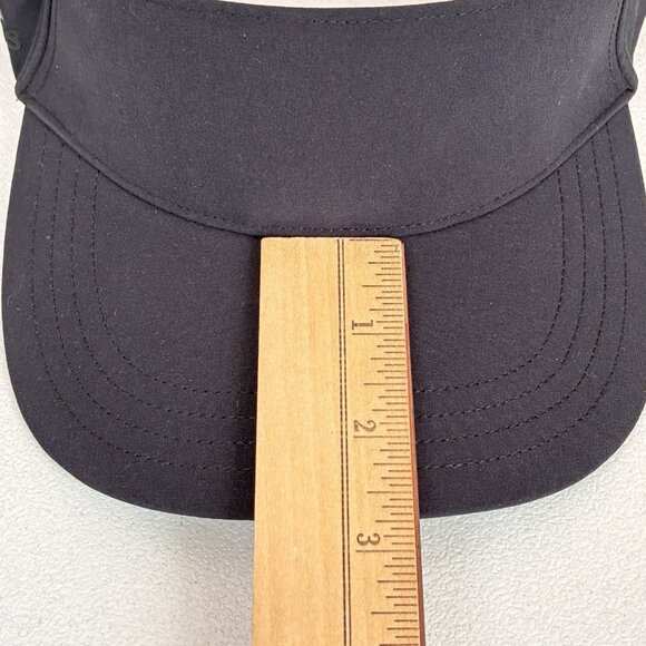 Adidas OSFW Visor NEW Black Tonal Trefoil Logo Adjustable Golf Travel Team - Picture 8 of 8